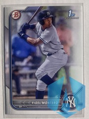 2022 1st Bowman Fidel Montero BP-74 New York Yankees